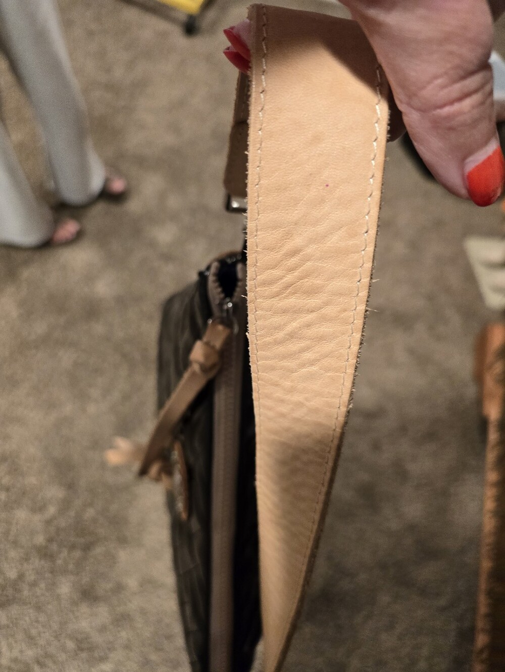 Consuela Inked Downtown Crossbody bag featuring a quilted black patent exterior - Picture 10 of 14